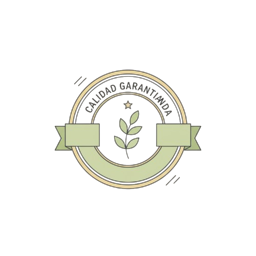 Sello de calidad garantizada con espiga de trigo para productos agrícolas